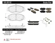 StopTech Disc Ultra-Premium Brake Pad Set for 05-16 Honda CR-V 105.09142 (for: Honda)