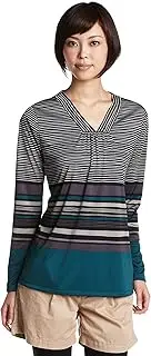 ensuite(エンスウィート) Ensweet Random Gradation Border V-Neck Cut and Sew