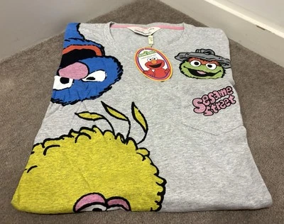 BNWT Peter Alexander Sesame Street Short Sleeved Sleep Dress - SIZE XS/S Women’s
