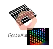 1PCS 5mm 8*8 8x8 Full Colour RGB LED Dot Matrix Display Module Common Anode M