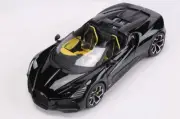 Bburago 1:18 Bugatti Mistral Diecast Model Racing Car Black NEW IN BOX