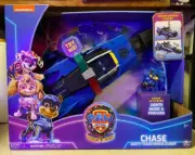 Paw Patrol-The Mighty Movie Chase Transform Cruiser&Figure Lights& Sounds FreeSH