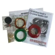 Grandad Bobs Crystal Radio Set Electronics Project Kit Whizzkits Cat Whisker