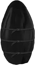 Perfk Upright Christmas Tree Storage Bag Xmas Tree Bag Practical Large with Cinch Straps Christmas Tree Container Storage No Stand, Black 76 cmx152 cm