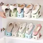 Space-saving Shoe Rack Storage Solution Double-layer Organizer for Dormitory