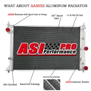 3-Row Aluminum Radiator For Ford BA BF Falcon XR6 XR8 Fairmont Turbo 10/02- 4/08 (for: Ford)