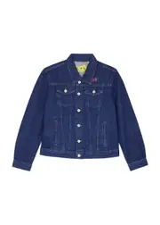 Off-white Kids Arrows Logo-print Denim Jacket (4-10 Years) - Blue - 08YR (8 Years) 08YR (8 years)