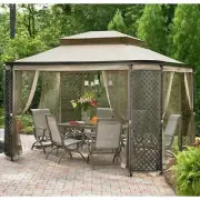 Sunjoy Replacement Canopy Set for L-GZ278PST-1 Lattice Panel Gazebo 110109172