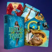 OMNITO Idylls 78 Tarot Card Set with Online Guide Book