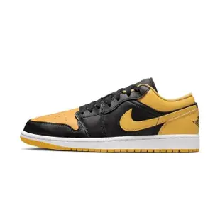 【NIKE 耐吉】Air Jordan 1 Low Yellow Ochre 黑黃 AJ1 男鞋 休閒運動鞋 籃球鞋 低筒 553558-072