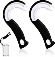 2 Pcs Easy Open Ring Pull Can Opener Easy Grip Opener Ring-Pull Helper for Ring Pull Tab Cans Tins Bottles
