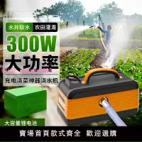 在飛比找樂天市場購物網優惠-充電式大流量菜園澆水神器電動抽水機農用灌溉深井自吸泵24v水