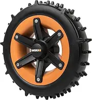 WORX WA0952 Landroid Wheels Super Grip - For Improved Climbing Capability - Professional on Difficult Terrain - Matches the Incline up to 24° or 45% - Easy Assembly - Not for Vision