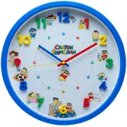 T'S Factory Wall Clock Crayon Shin-chan Icon Wall Clock Blue KS2926-241