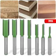 Set of 7 groove cutters, 6 mm shank, router, groove cutter, wood cutter