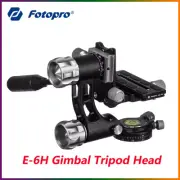 Fotopro E-6H Gimbal Head 360° Panoramic Tripod Head for DSLR Panorama 1/4 Screw