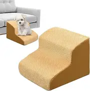 Dog Steps for Bed - Dog Stairs Ramp for High Beds - Strong Support Non-Slip Cat Steps, Animal Climbing Supplies for Small Puppies Kittens