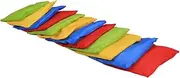 Abaodam 12Pcs Bean Bags for Red Green Lightweight and Sturdy Beanbags for Outdoor Toss Games for School Playtime Activities