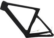 Tbest Lightweight, Wear-resistant Carbon Fibre Road Bike Frame Set, Made of T800 Full Carbon Fibre, High-Strength Fork for Exceptional Road Handling, Excellent (L-56 cm)