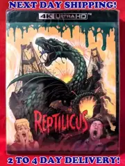 REPTILICUS (4K UHD/Blu-ray/Bonus) (3 DISC SET) U.S. VERSION Brand New! SEALED!