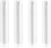Travel Spray Bottle 4pcs 30 ml Leak Proof Fine Spray Bottle Plastic Refillable Spray Bottles for Perfume, Toner, Facial and Hair Mist (White, One size)