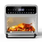 12-Function-In-1 15 Qt. Stainless Steel Countertop Air Fryer Oven 1500-Watt