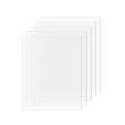 SimbaLux Acrylic Sheet Clear Plexiglass 8” x 10” 0.04” Thick (1mm) Pack of 5 ...