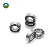 6PCS R8RS Bearings Inch Size ABEC-7 R8-2RS Shaft Ball Bearing R8 Parts For Hobby