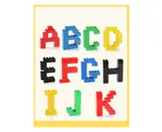 Building Wall Compatible with Large Particles Kids Early Education Puzzle 3 Years Old Puzzle Children Toys-Grey