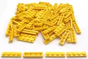 Lego 100 New Yellow Plates 1 x 4 Stud Parts
