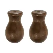2Pcs Cord Knobs, 32mm Window Blind Tassels Wooden Pull Cord, Brown