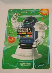 VTG ROBO FORCE CARD GAME IDEAL 80s ROBOT RARE HUNDRED VULGAR COPTOR MAXX STEELE