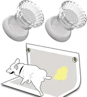 IFNOW Pee Pad Holder White 2 Pieces Training Pad Magnetic Holder with Easy-Lifted Handles Strong Magnets for Most Flat Surfaces Easy Cleanup for Leg Lifting Dogs