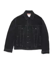drop-shoulder denim jacket XXS,S,XL,XS,L,XXL,M black