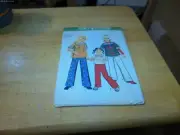 SIMPLICITY SEWING PATTERN 5438 top, trousers girl size 10