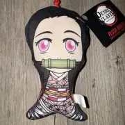 Demon Slayer Chibi Plush Doll Kamado Nezuko Surreal Gagged Doll Bag Clip On 7”