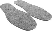 Ipetboom 1 Pair Warm Wool Insoles for Men and Women Soft Breathable and Cuttable Shoe Inserts for Winter Comfort Sports Office and Daily Wear Versatile Foot Warmers