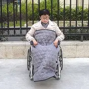 [SUOYUANJIE] Wheelchair Warm Blanket Windproof Lower Body Warm Blanket Waterproof Fleece Lined Cozy Warm Cover for Adults Leg and Lower Body Lap Blanket Elderly