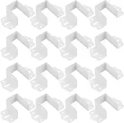 ARTIBETTER 16pcs Replacement Bed Rail Fasteners Bed Rail Brackets Bed Frame Rail Hardware