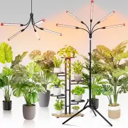 FECiDA Gamechanger! 45W, NOT 15W, Enough Bright, 5Head Stand Grow Lights for ...