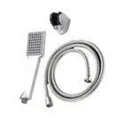 3Pcs Pressure Boosting Showerhead Hand Held Shower Hose Adjustable