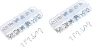 TEHAUX Pcs Screw Hooks Metal Sheep Eye Screws for DIY Decorations Plant Hangers Home Organization Quick Install