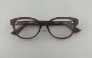 GUCCI GG1115O BURGANDY GLASSES EYEGLASSES FRAMES WOMENS FULL RIM OVAL 53-17-145