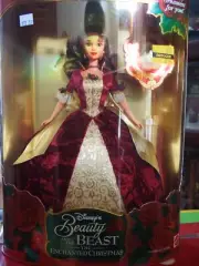 Barbie Beauty and the Beast The Enchanted Christmas Holiday Princess Belle Nice!
