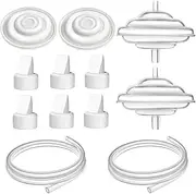GoNeno Replacement Pump Parts, Compatible with Spectra S3 S2 S1 and Spectra 9 Plus, Not OEM Spectra Accessories, Includes Pair of Duckbill Valves, Tubes and Silicone Membrane - 12PC