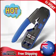 RJ45 EZ Crimper Cat5e 6 7 HD Network Connector Crimping LAN Tool FV