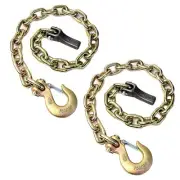 35-Inch Grade 70 Trailer Safety Chain with 5/16inch Clevis Snap Hook and Chai...