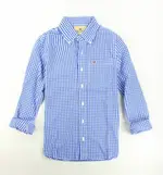 美國百分百【全新真品】HOLLISTER CO. HCO 男 海鷗 藍色 格紋 長袖 襯衫 上衣 外衣 超取 S M L號