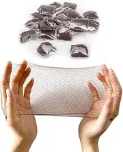 20 Pcs Hair Nets for Women Bun,Invisible Hair Nets Elastic Edge Mesh (Coffee)