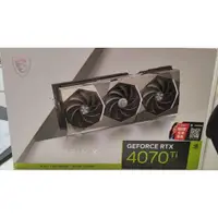 在飛比找蝦皮購物優惠-顯示卡MSI RTX 4070TI SUPRIM X